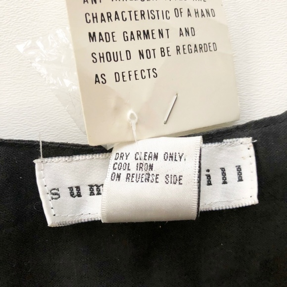 VTG Summit Hill Sequenced Beaded Vest Gold Silver Black Neutral Colors NWT Sz L - Picture 5 of 8